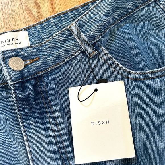 DISSH reagan vintage slouchy denim jean medium wash NWT size 12 US - Picture 6 of 11